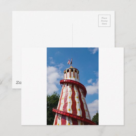 Helter Skelter Postkarte (Vorne/Hinten)