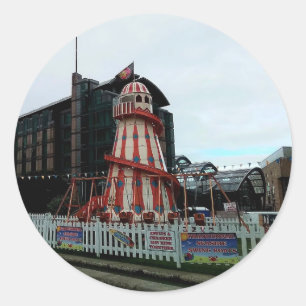 Helterskelter Runder Aufkleber