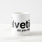 Helvectica01 Kaffeetasse (Mittel)