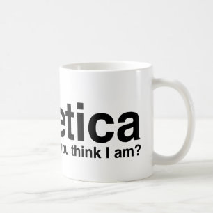 Helvectica01 Kaffeetasse
