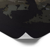 Helvellyn Berg Reiseplakat Poster (Ecke)