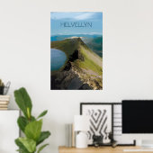Helvellyn Berg Reiseplakat Poster (Heimbüro)