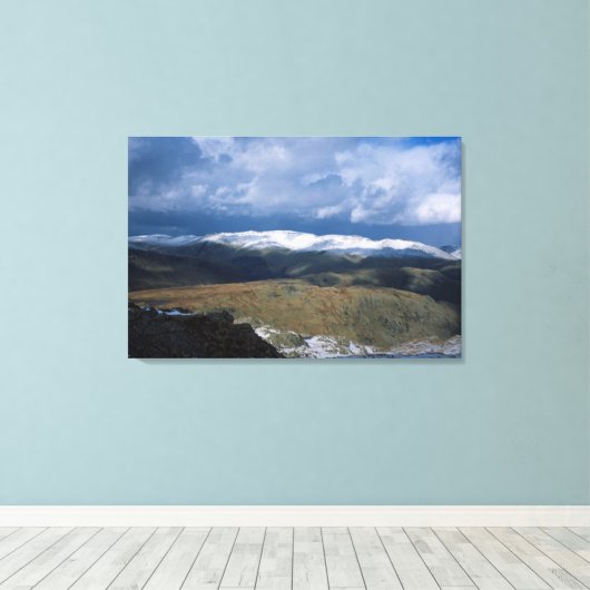 Helvellyn England Holiday Card Leinwanddruck (Insitu (Holzboden))