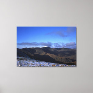 Helvellyn Winter Holiday Card Leinwanddruck