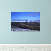 Helvellyn Winter Holiday Card Leinwanddruck (Insitu (Holzboden))
