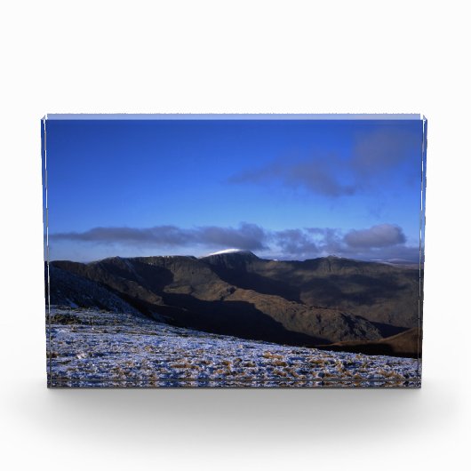 Helvellyn Winter Holiday Card Poster Fotoblock (Vorderseite)