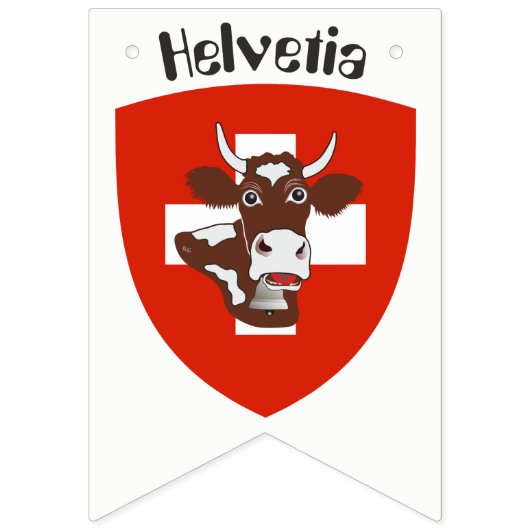 Helvetia Party Bunting Banner (Zweite Fahne)