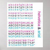 Helvetica & Ariposter Poster (Vorne)