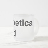 Helvetica Bold Mattglastasse (VorderseiteRechts)