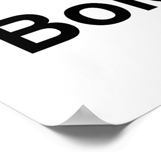 Helvetica Bold Poster (Ecke)