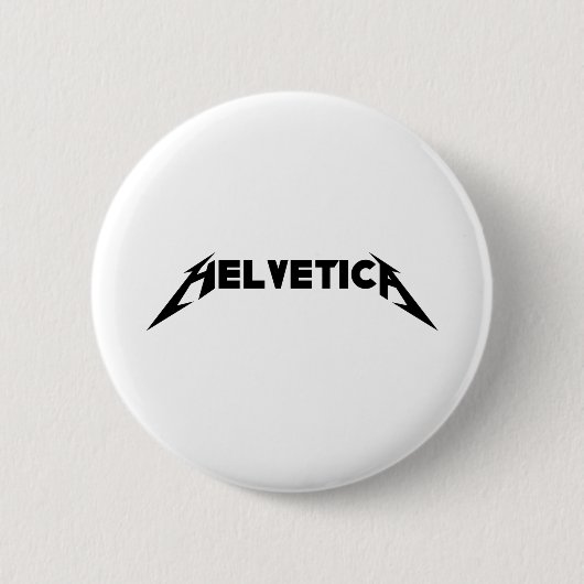 Helvetica Button (Vorderseite)