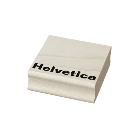 HELVETICA GUMMISTEMPEL (Stempel)