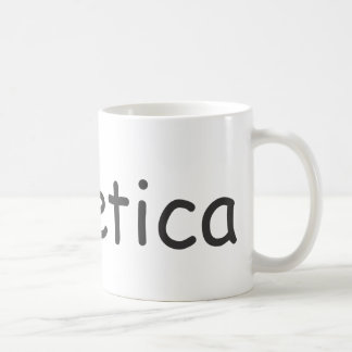 Helvetica im Comic ohne Tasse! Kaffeetasse