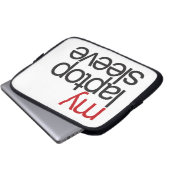 Helvetica Laptopschutzhülle (Vorne Knopf)