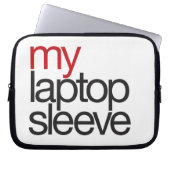 Helvetica Laptopschutzhülle (Vorderseite)