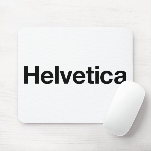 Helvetica Mousepad (Mit Mouse)