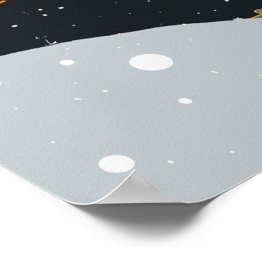 Helvetica New von Finnlee Burge Poster (Ecke)