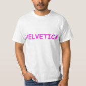 Helvetica ohne M.Ü. T-Shirt (Vorderseite)