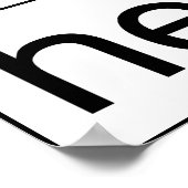 Helvetica Poster (Ecke)