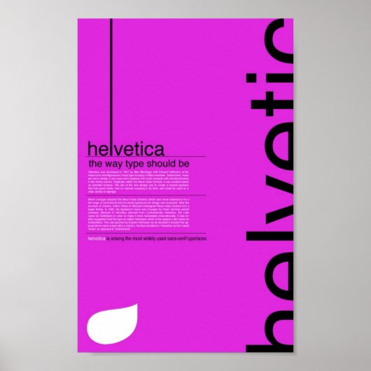 Helvetica Poster (Vorne)