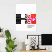 HELVETICA Poster (Heimbüro)