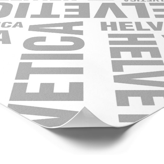 Helvetica Poster (Ecke)