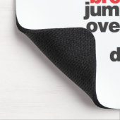helvetica-quickbrownfox.ai mousepad (Ecke)