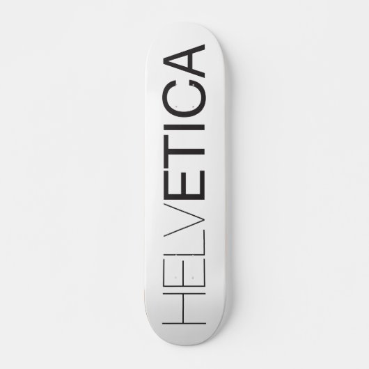 Helvetica Skateboard (Vorne)
