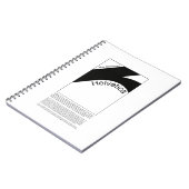 Helvetica Typography | Demo Design Notizblock (Linke Seite)