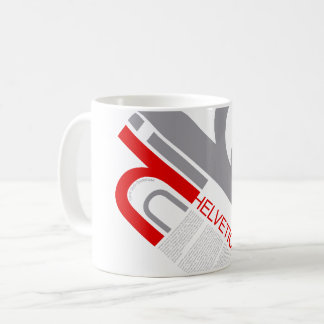 Helvetica Typography | Design Kaffeetasse