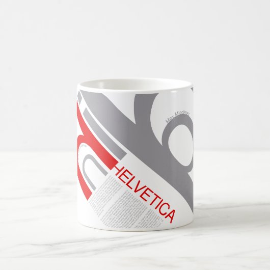 Helvetica Typography | Design Kaffeetasse (Mittel)
