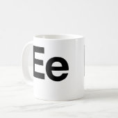 Helveticaee Kaffeetasse (Vorderseite Links)