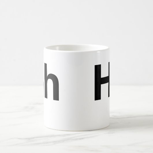 HelveticaHh Kaffeetasse (Mittel)