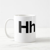 HelveticaHh Kaffeetasse (Links)