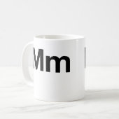 Helveticamillimeter Kaffeetasse (Vorderseite Links)