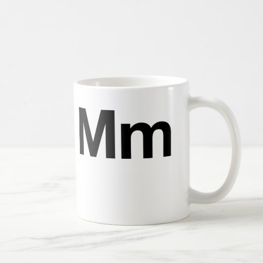Helveticamillimeter Kaffeetasse (Rechts)