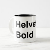 Helveticamutiges Zweifarbige Tasse (Vorderseite Links)