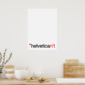 helvetican nicht poster (Küche)