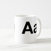 HelveticaOm Kaffeetasse (VorderseiteRechts)