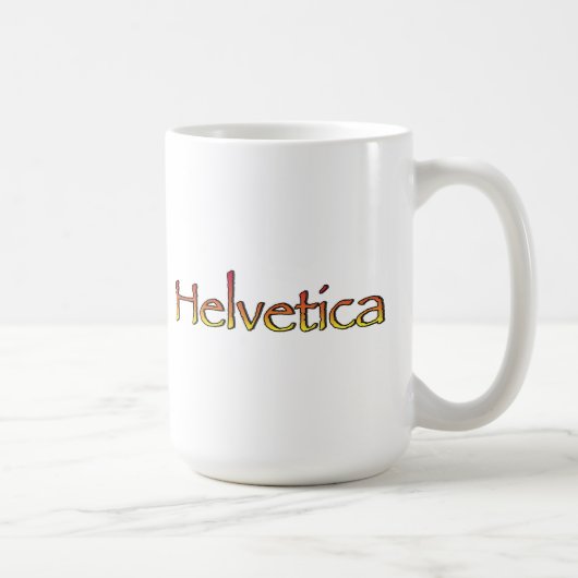 Helveticapapyrus Kaffeetasse (Rechts)