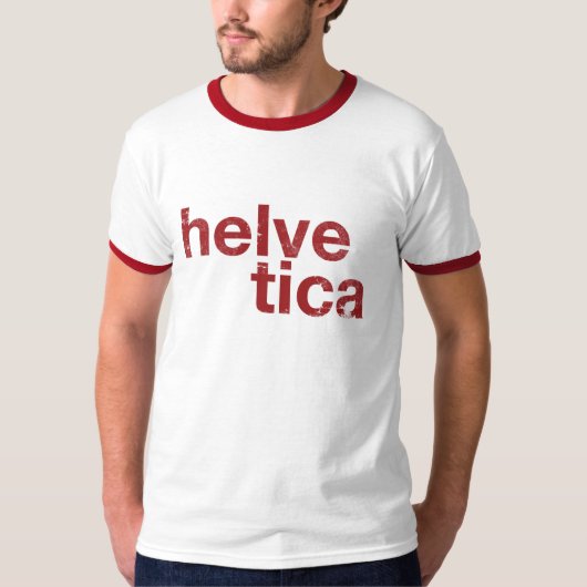 Helveticarot T-Shirt (Vorderseite)