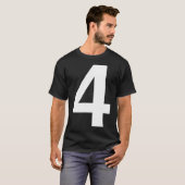 Helveticavier auf Dunkelheiten T-Shirt (Vorne ganz)