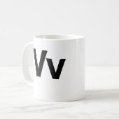 HelveticaVv Kaffeetasse (Vorderseite Links)