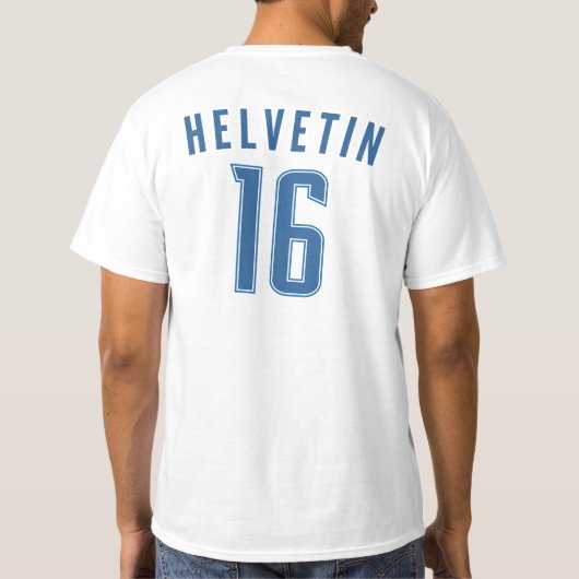 Helvetin 16 t-paita T-Shirt (Rückseite)