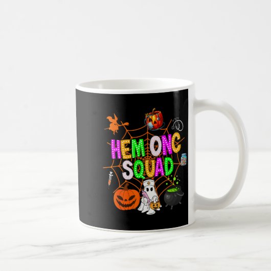 Hem Onk Squad Krankenschwester Halloween Geist Ped Kaffeetasse (Rechts)