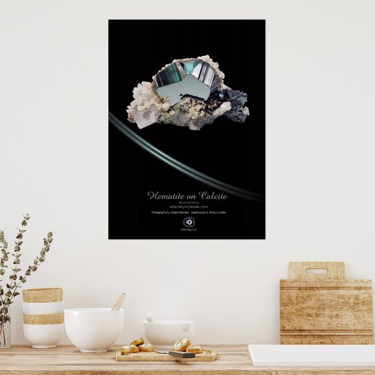 HEMATITE CALCITE POSTER (Küche)