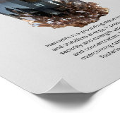 Hematite Crystal Meaning Poster (Ecke)