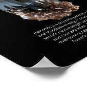 Hematite Crystal Stone Bedeutung Poster (Ecke)