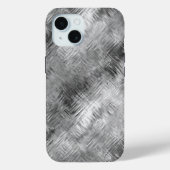Hematite Gray Scribbled Texture Case-Mate iPhone Hülle (Rückseite)