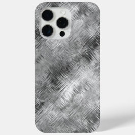 Hematite Gray Scribbled Texture iPhone 15 Pro Max Hülle